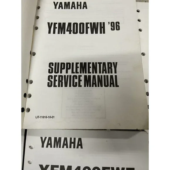 1996 1997 1998 1999 2000 Yamaha YFM400FW Shop Service Repair Manual OEM Set +